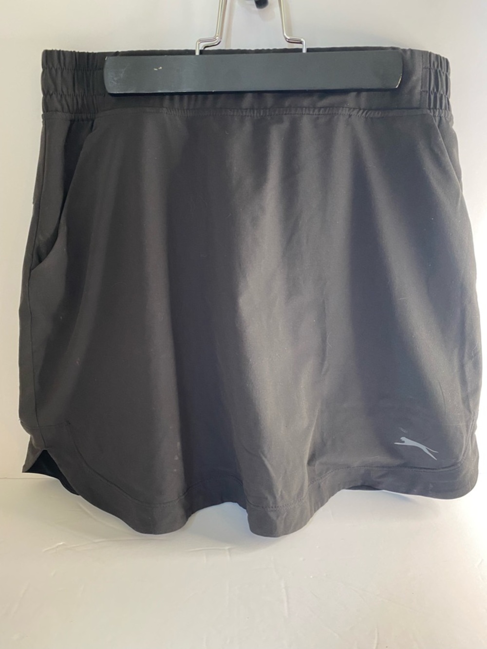 Slazenger Black Women's Athletic Skort with Built-In Shorts